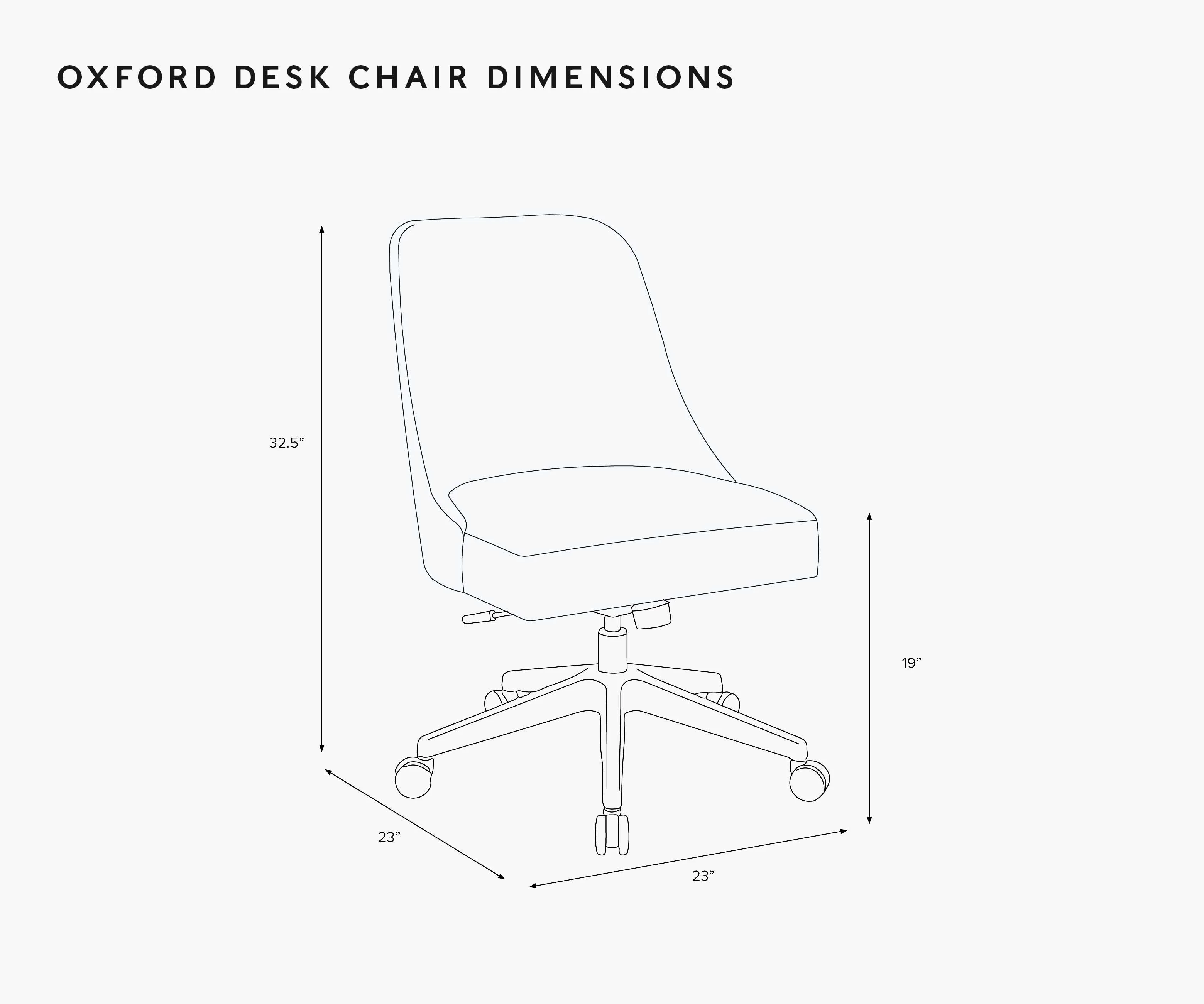 Oxford Desk Chair - Aviary - Image 7