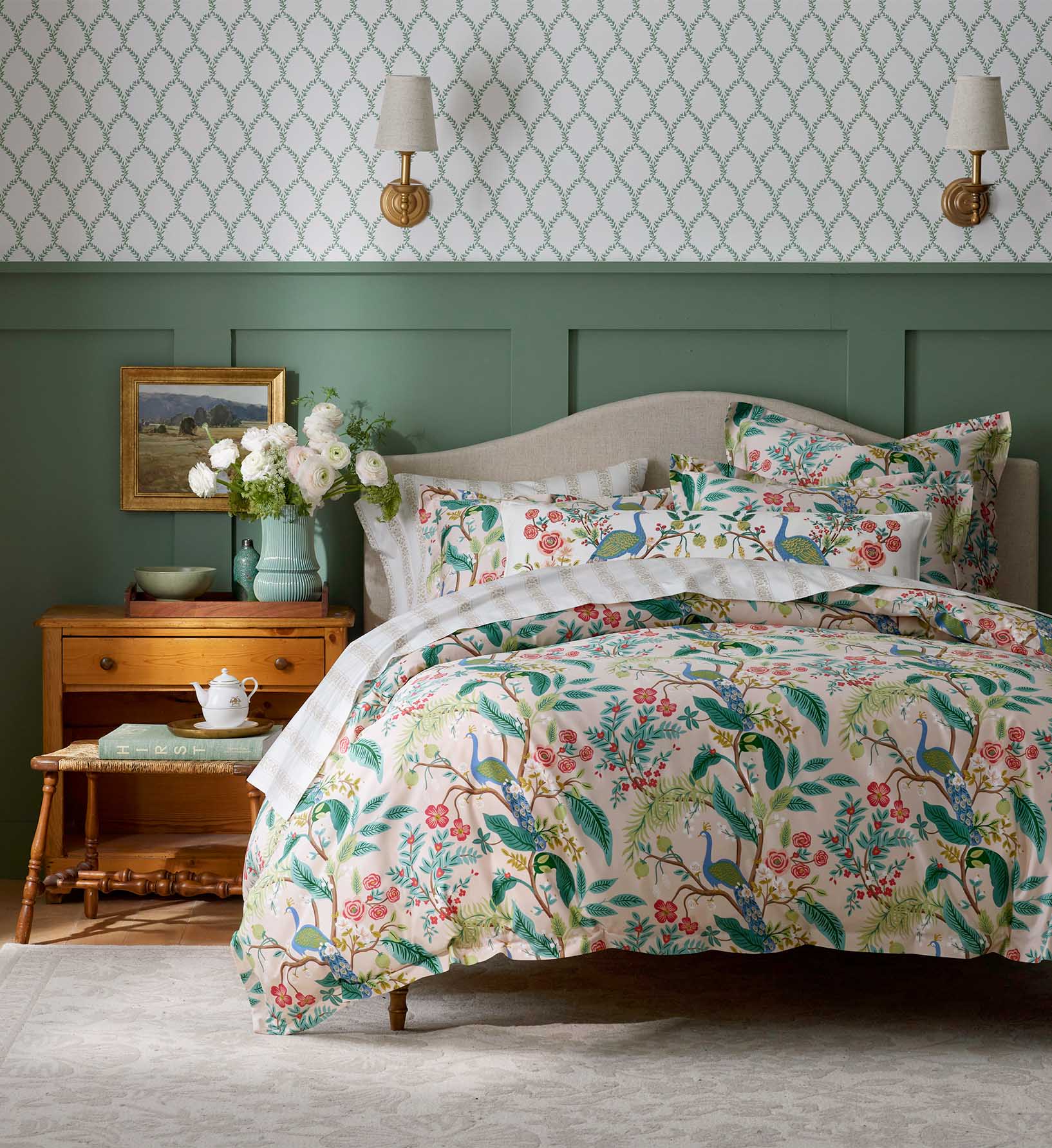 Sateen Sham - Peacock Blush - Image 4