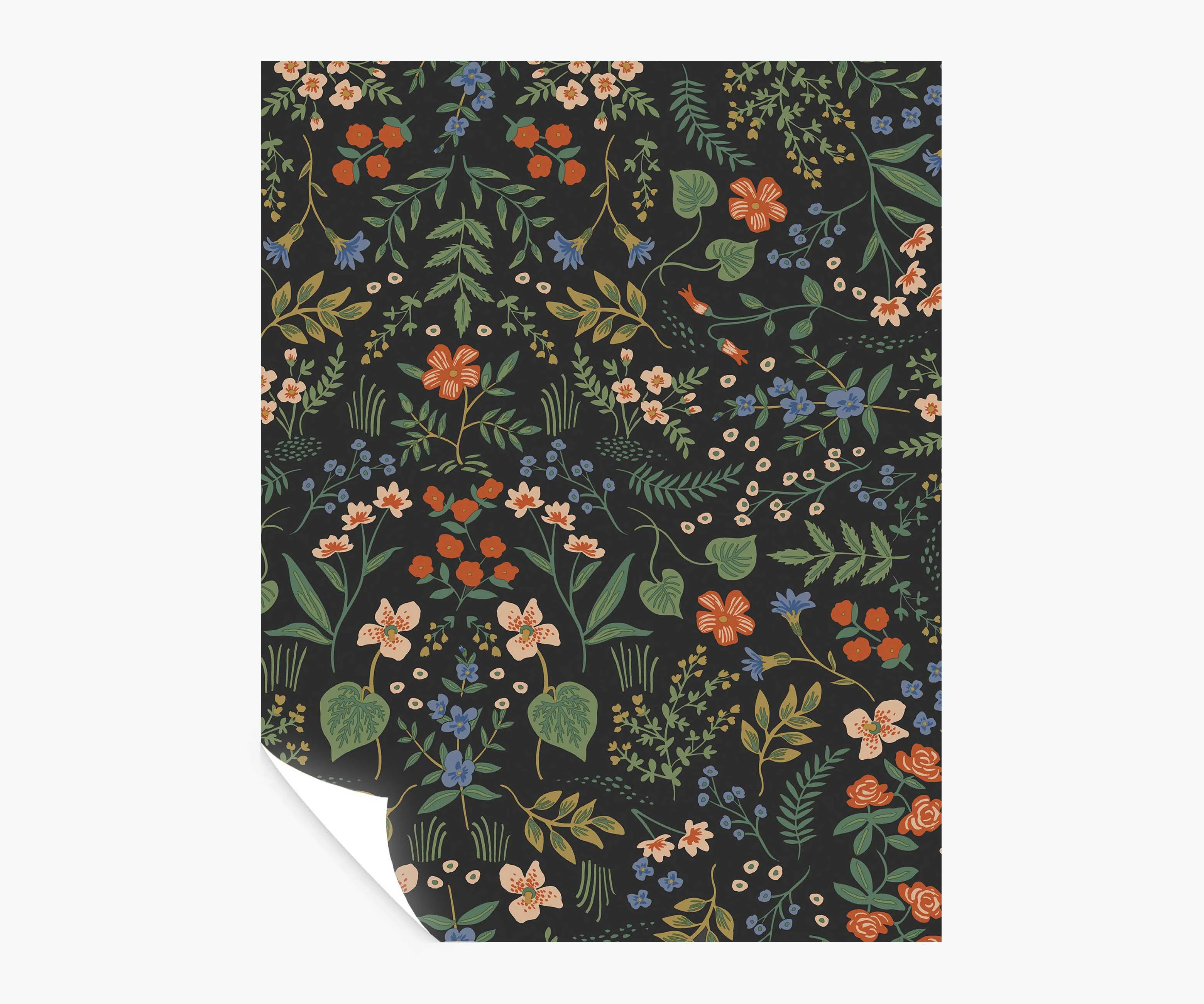 Wildwood Peel & Stick Wallpaper Sample - Black