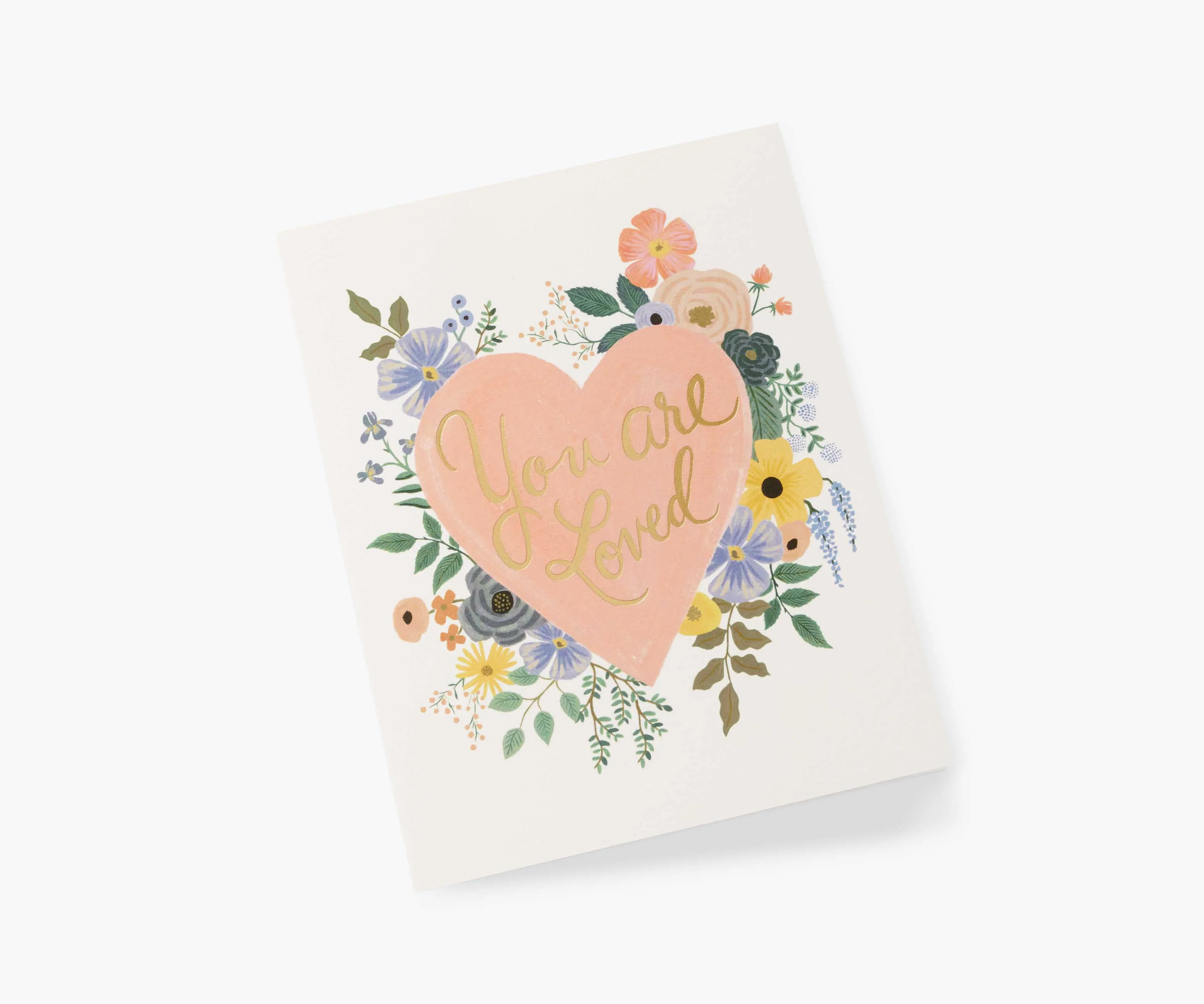 You Are Loved Heart Love & Friendship Card - Single Card - Image 2